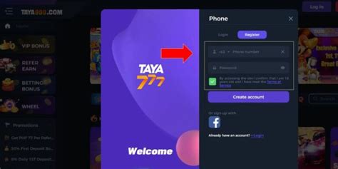 taya555 login register|Taya 555.